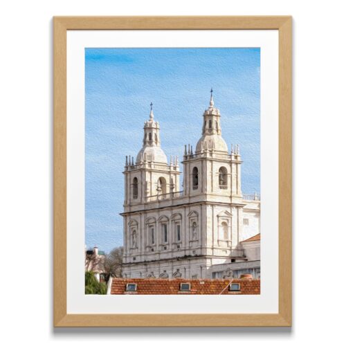 Lisbon Cathedral Stylized Print