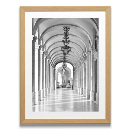 Lisbon Arches BW Print