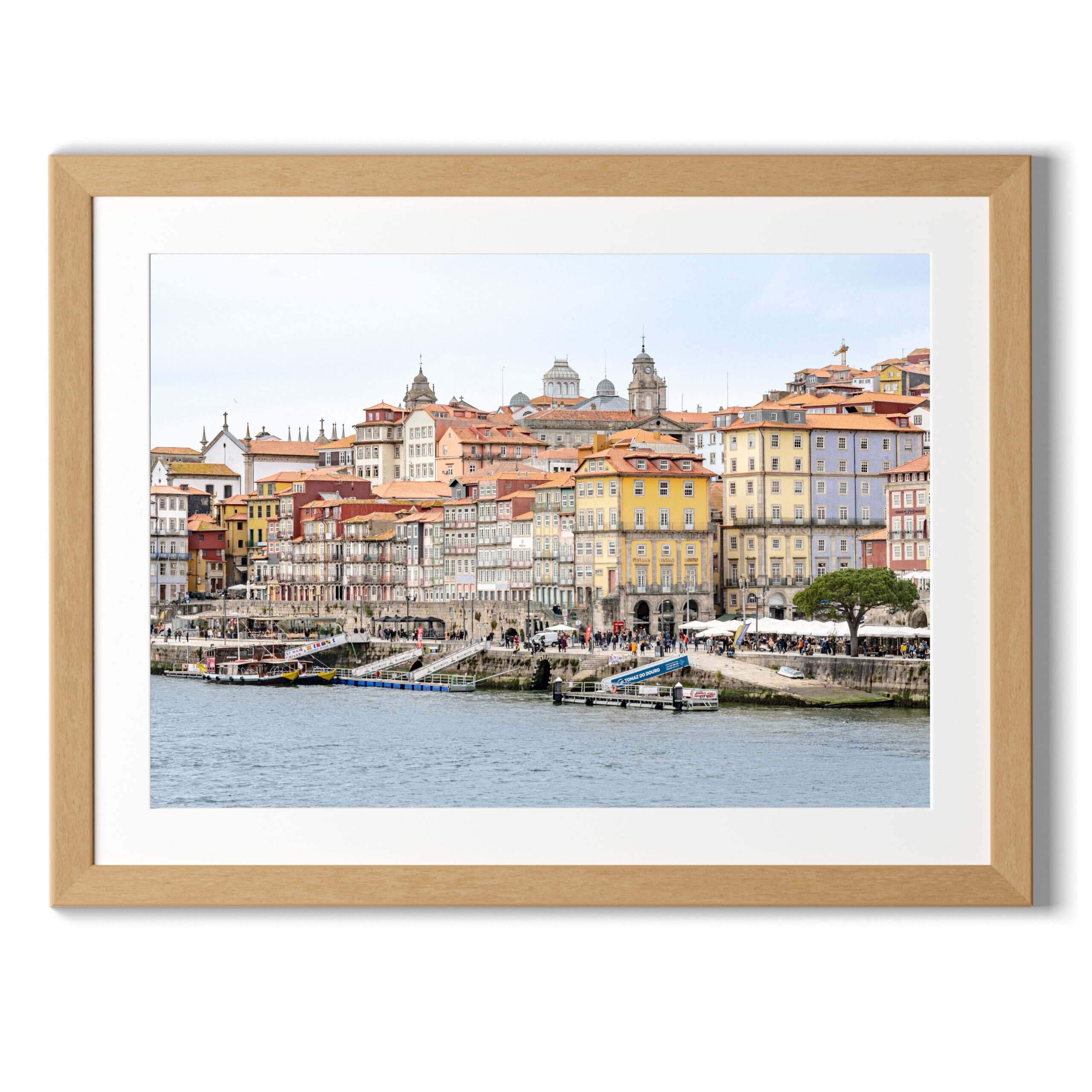 Print from Porto, Portugal titled View Across the Douro