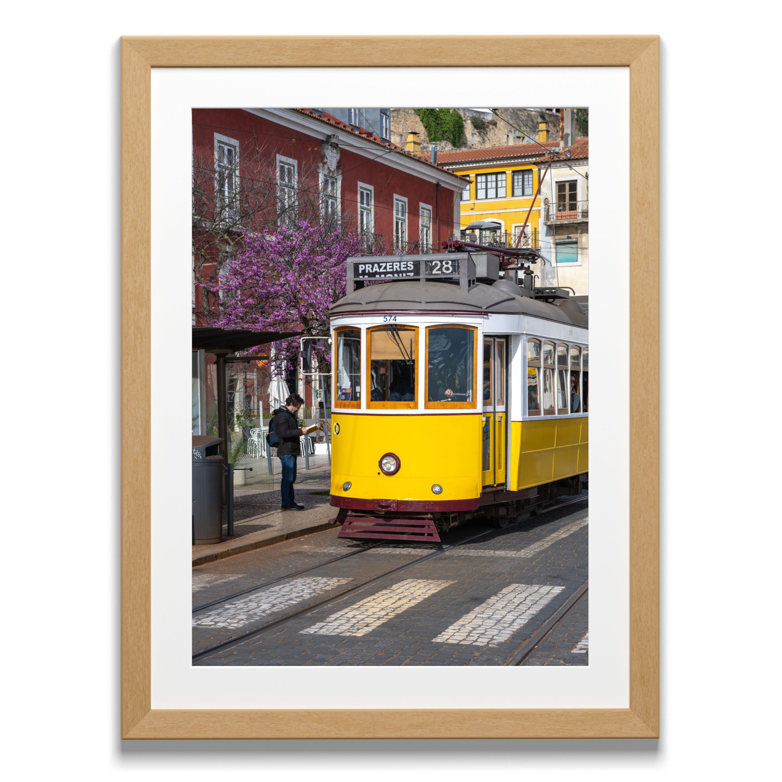 Print from Lisbon, Portugal titled Street Car 28