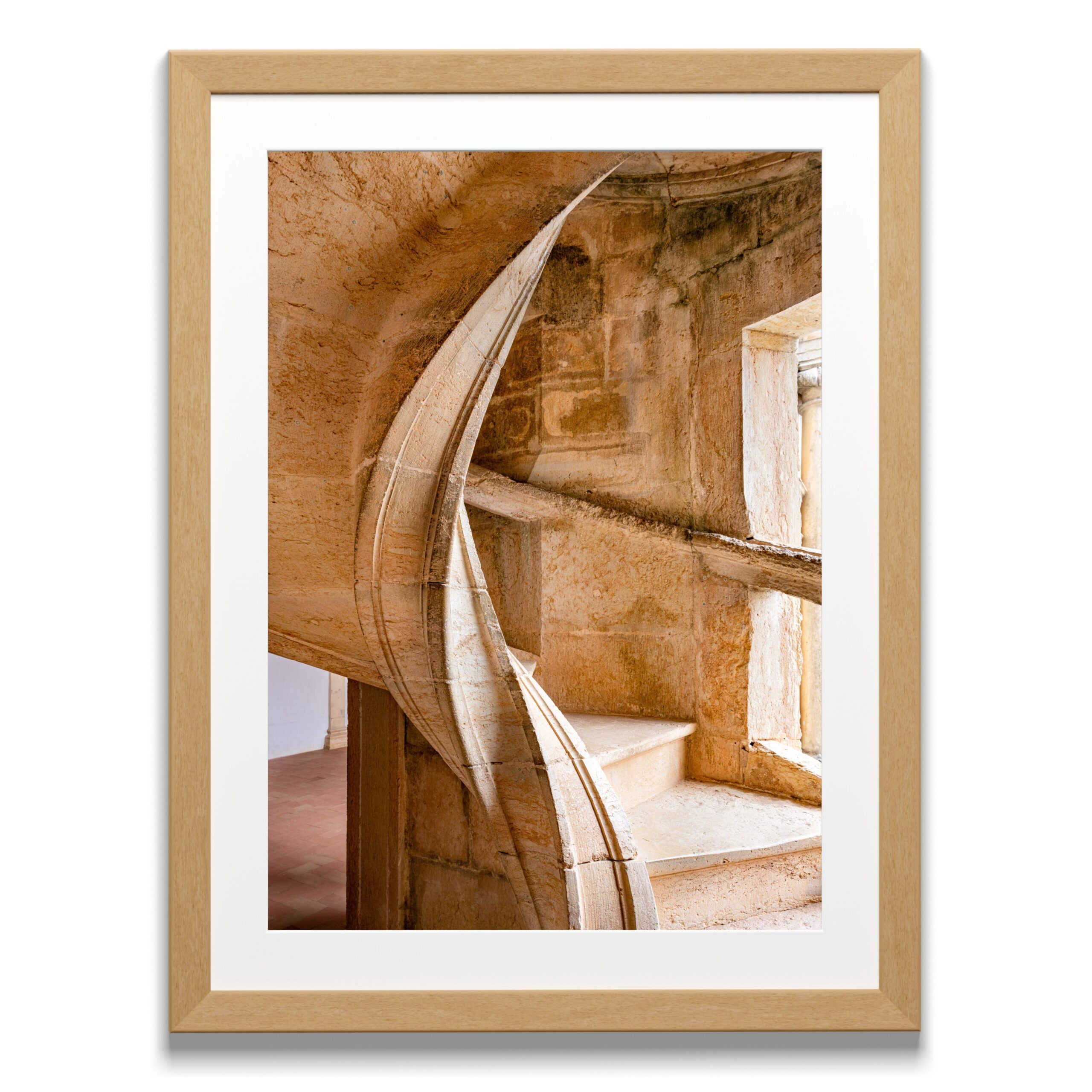 Print from Portugal titled Tomar Spiral