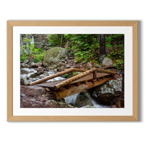 Print from Acadia National Park titled Bridge Over Hadlock Brook